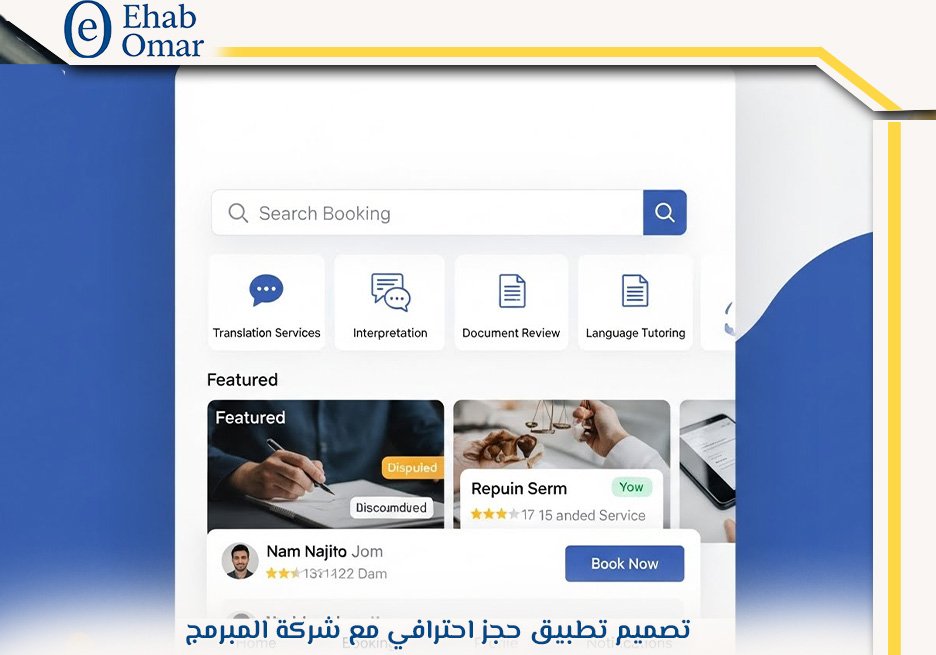 مصمم تطبيق بوكينق الرياض